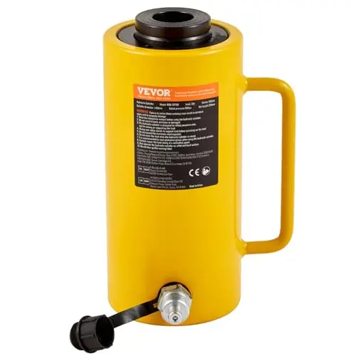 Mophorn Gato Hidraulico 30 T/66000 LBS, Gato Hidraulico para Coche Carrera de Ariete 100 mm/4 pulgadas, Gato Hidraulico Carretilla de Altura 220 + 12 mm, Gato Hidráulico Chapista 14,5 kg/32 lbs