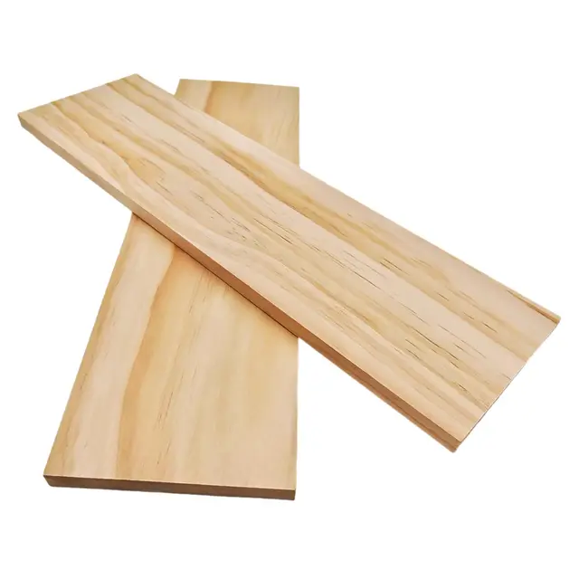 2 piezas de tableros rectangulares de madera sin terminar para manualidades, bloques de madera en blanco de 35x10x1cm para tallar, pintar y quemar