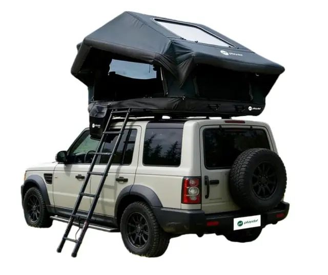 TentHome Tienda Techo Coche 2-3 Personas Impermeable, Tienda de Campaña Hinchable para Coche Montaje Rapido, Tienda Techo Camping Inflable SUV Furgoneta