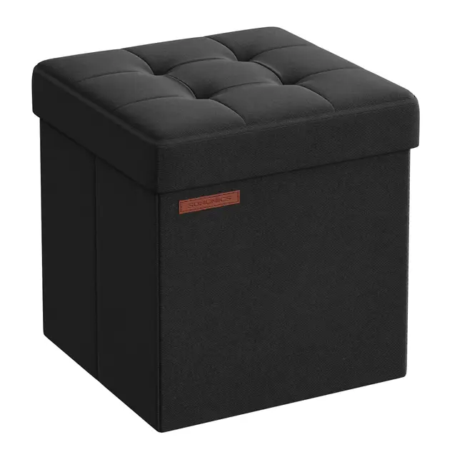 songmics lsf027b01 puff almacenaje 38 cm
