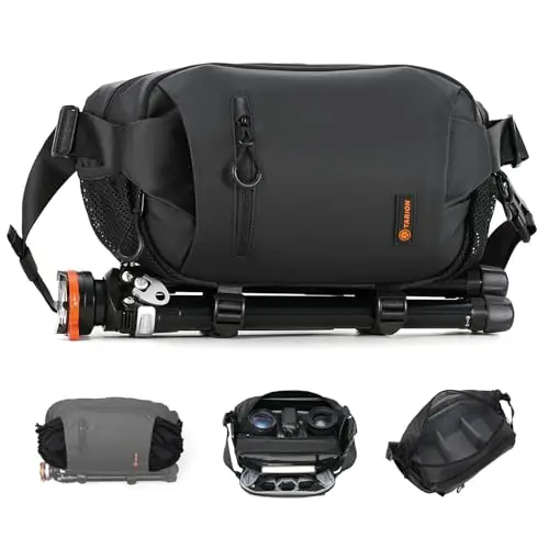 TARION Bolsa de Mensajero para cámara réflex Digital, pequeña Bolsa de Hombro para cámara réflex Digital, Bolsa de Mensajero, Bolsa Cruzada para cámaras réflex y compactas para fotografía de Calle