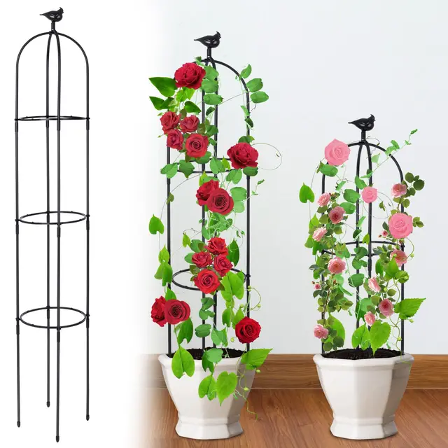 torokom obelisco jardín 183cm metálico