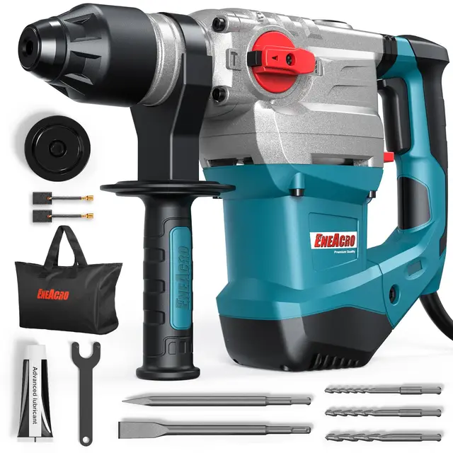 ENEACRO SDS-Plus Martillo Perforador 1500W 7J 4 Funciones