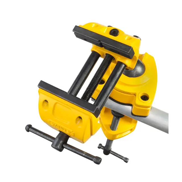 Stanley 1-83-069 - Tornillo de Banco Multiángulos, Negro/ Amarillo