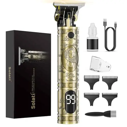 solati jy-d001 cortapelos barba led