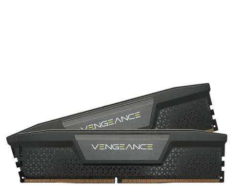 CORSAIR Vengeance DDR5 RAM 32GB (2x16GB) hasta 6000MHz CL36 Intel XMP 3.0 Memoria de Ordenador de Sobremesa – Negro (CMK32GX5M2B6000C36)