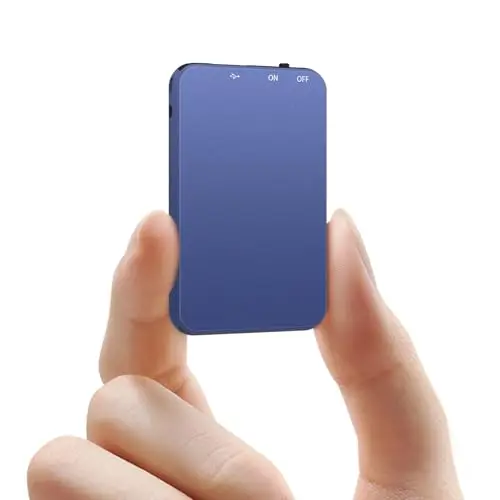 64GB Mini Grabadora de Voz, Vormooi Grabadora con Activación por Voz y Cancelación Inteligente del Ruido 2159, Grabador de Audio para Clases Reuniones Entrevistas Discursos