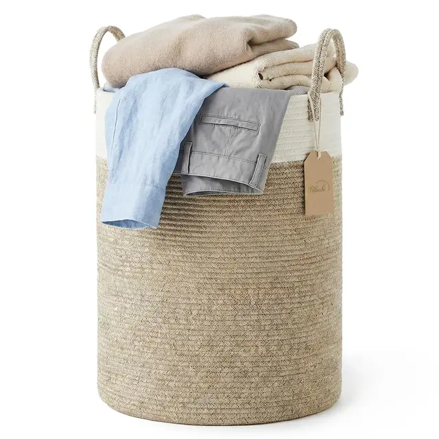 ribech cesta ropa trenzada 58l