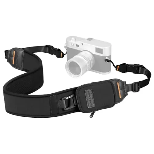 K&F CONCEPT Correa Camara De Fotos, Camera Strap Para para Fotógrafos, Correa Camara Reflex Ajustable 109-133 cm Compatible con Sony/Canon/Nikon/Fuji DSLR SLR Cámara sin Espejo