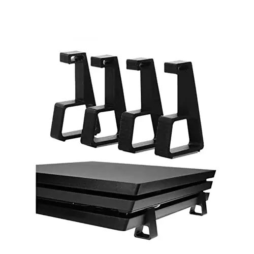 N//B Soporte de Refrigeración de 4 Piezas Compatible con PS4 Slim/Pro, Soporte Horizontal, Accesorios de Refrigeración para Consola de Juegos (PS4 Pro)