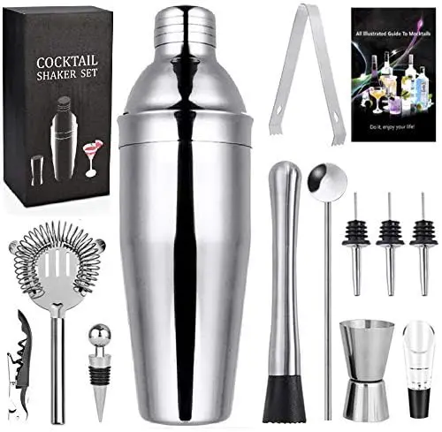 goldge set coctelería 12 piezas