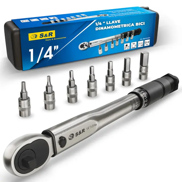 s&r 465.014.025 llave dinamométrica