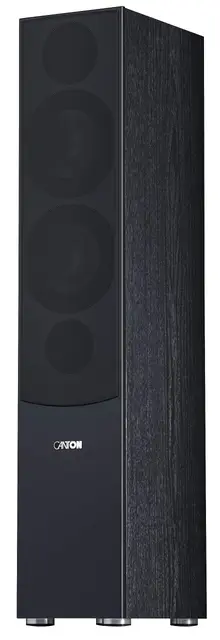 Canton Gle 470.2 110W Altavoces (Piso, 2,54 cm (1"), 17,8 cm (7"), 17,8 cm (7"), Aluminio, 110 W Negro