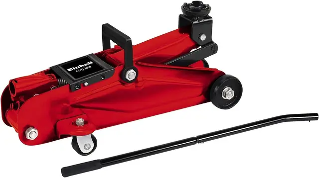 Einhell 2011779 Gato C/Ruedas CC-TJ 2000 Carga Máxima 2000 kg, Rojo