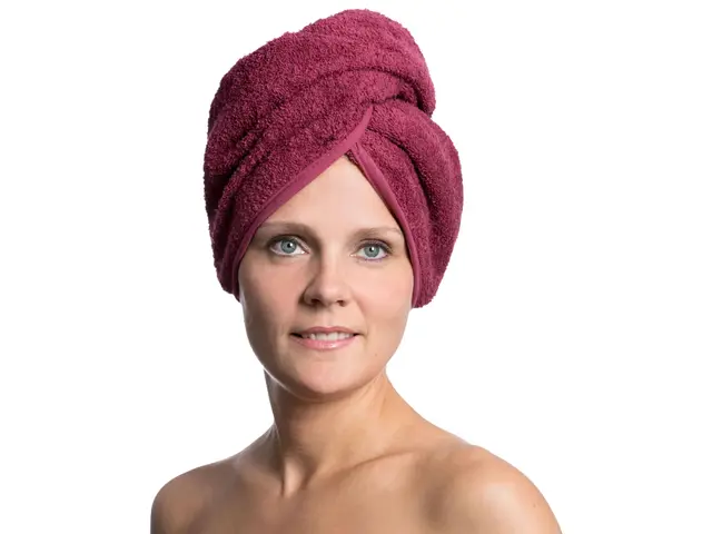 zollner turbante para el pelo burdeos
