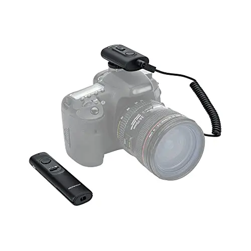 PROfezzion 165ft Mando a Distancia Disparador Remoto Inalámbrico para Canon EOS R3 R5 R1 R5 Mark II 5D Mark IV III II 6D Mark II 7D Mark II 5Ds R 1Dx Mark III II 1Ds Mark III 50D 40D 30D Cámara y Más