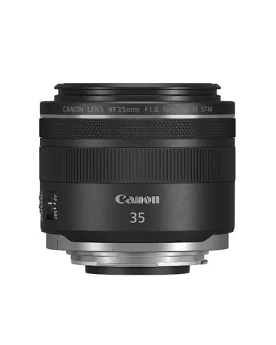 Canon Objetivo RF 35mm F1.8 Macro IS STM - Lente Gran Angular Estabilizador Óptico 5 Pasos, Ligero, Foto Detalle y Vídeo | Compatible Sistema EOS R