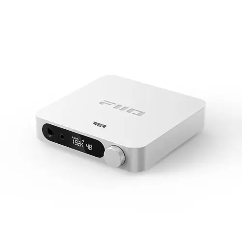 FiiO K11 Compact Desktop R2R Arquitectura DAC y Amplificador de Auriculares (Plata)