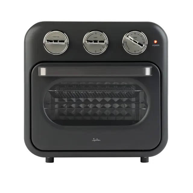 JATA JEFR1816 - Freidora de Aire sin Aceite de 16 L. Air Fryer 1400 W. Horno de Sobremesa. Función Horno o Freidora de Aire. Temporizador 60 minutos. Con Luz. Incluye Bandeja, Rejilla y Cestillo