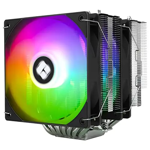 Thermalright TR Phantom Spirit 120SE ARGB CPU Air Cooler, 7 heat pipes CPU Cooler, Dual 120mm TL-C12B-S V2 PWM Fan, AGHP 4.0 Technilogy, S-FDB Bearing, Voor AMD AM4 AM5/Intel 1700/115X/1200/1851