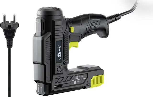 goobay 77820 grapadora eléctrica 2 en 1