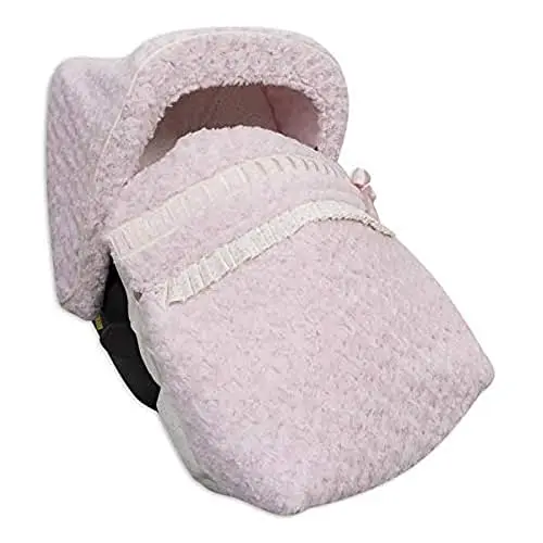 Babyline Saco Grupo 0 Con Capota Y Cubre Arnés Dolce Rosa - Sacos para dormir, niñas