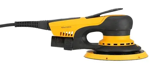 Mirka DEROS II 625 Lijadora excéntrica 150 mm órbita 2.5 mm cierre adhesivo | Lijadora excéntrica con aspiración central para lijado sin polvo en madera yeso y metal con cierre adhesivo avanzado
