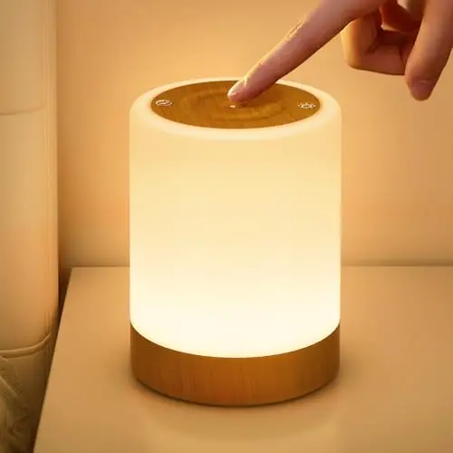 niwohom lámpara mesita táctil rgb 256