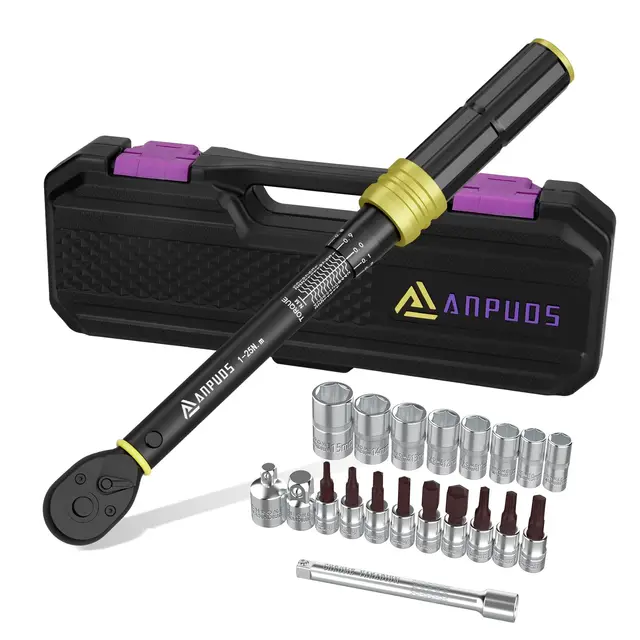 anpuds llave dinamométrica 1/4" 1-25nm