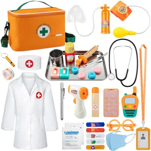 efo shm maletín médico infantil madera
