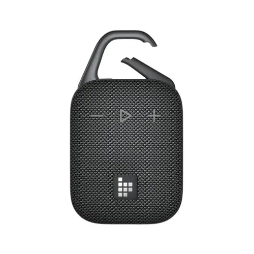 Tronsmart Mirtune H1 Altavoz Portatil Bluetooth 5.3, Resistente al Agua IPX7, 20 Horas de Reproducción, Sonido Fuerte y Graves Fuertes, Customize EQ, para Ciclismo, Escalada, Viajes - Negro