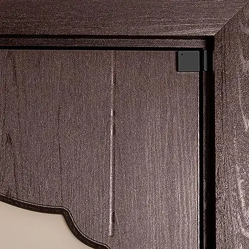 Shelly BLU Door/Window Negro- Sensor Bluetooth de Puerta y Ventana, iOS, Android App, Batería Duradera, Medición De Lux E Inclinación De Angulo, Crear Escenas Individuales De Activación