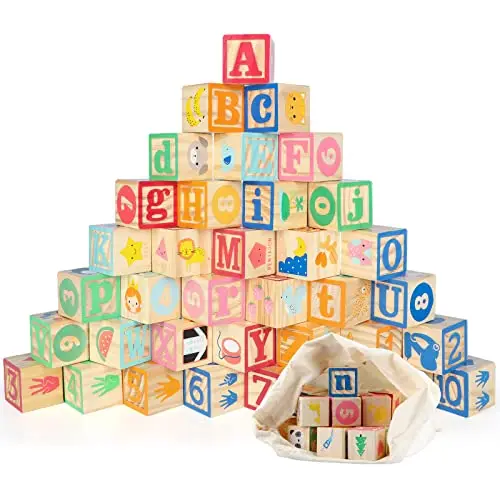 jacootoys 36 bloques letras alfabeto
