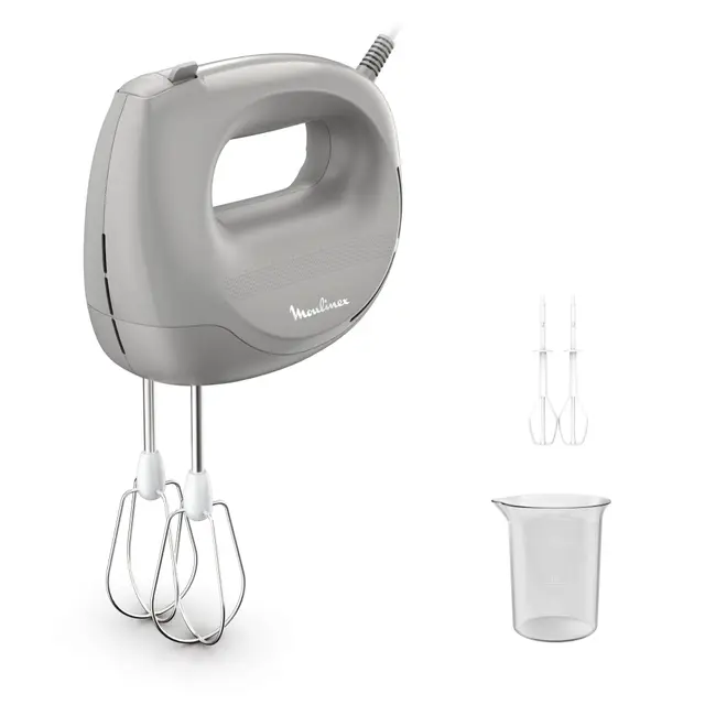 Moulinex Easy Max, Batidora amasadora, 300 W, Compacta, Mezclas homogéneas, Preparación rápidas de salsas, HM262BF0