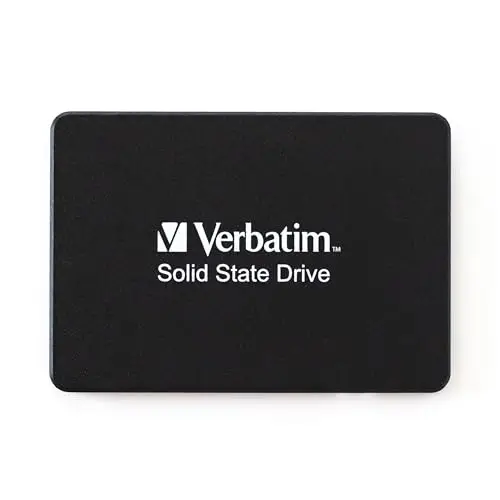 Verbatim Vi550 S3 SSD - SSD Interno 1TB - Solid State Drive - Adaptador SATA III de 2.5 '' - Unidad SSD Interna con tecnología 3D-NAND - SSD de Alto Rendimiento 1TB - hasta 560MB/s - Negro