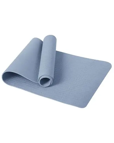 Good Nite Esterilla de yoga para ejercicio, fitness, extra gruesa, antideslizante, para deportes, pilates, gimnasio, resistencia con correa de transporte, 183 x 61 x 0,6 cm