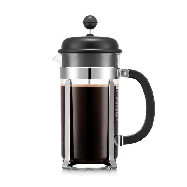 Bodum 1918-01 - Cafetera, 8 tazas, 1 l, color negro