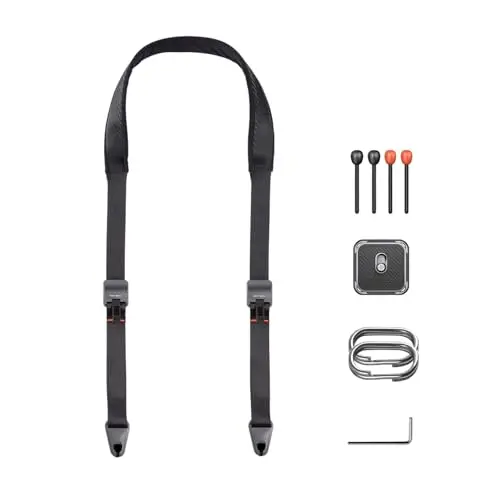PGYTECH Correa de Hombro para Cámara Correas de Cámara para Fotógrafos Correa de Cuello de Cámara Dslr Slr de Liberación Rápida Ajustable 110-152cm -Negro