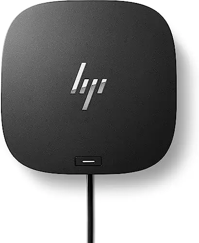 HP Estación de acoplamiento USB-C G5 – Estación de acoplamiento universal USB-C con entrega de potencia de 100 W, compatibilidad con Multi-OS, diseño compacto, color negro (Reacondicionado)