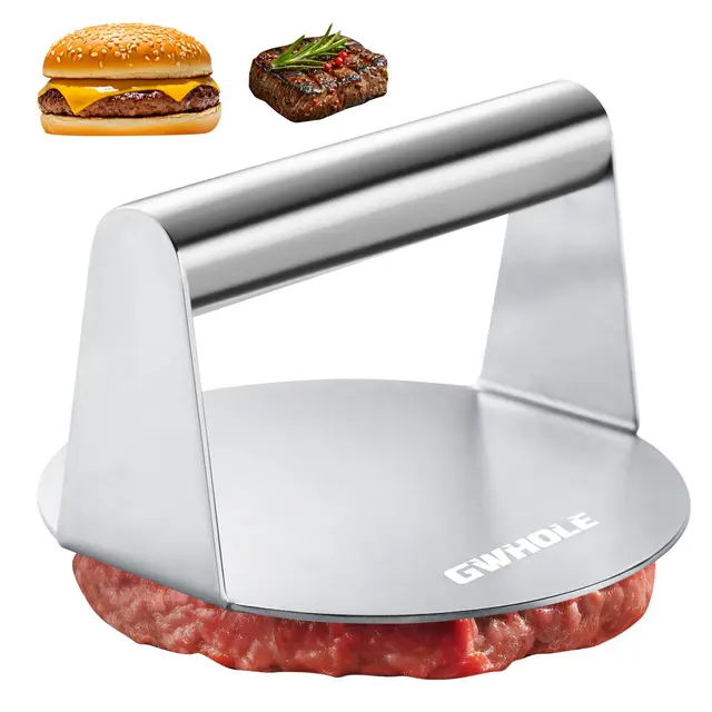 gwhole prensa smash burger acero