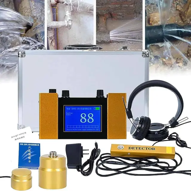 moxac detector fugas agua geófono 9v
