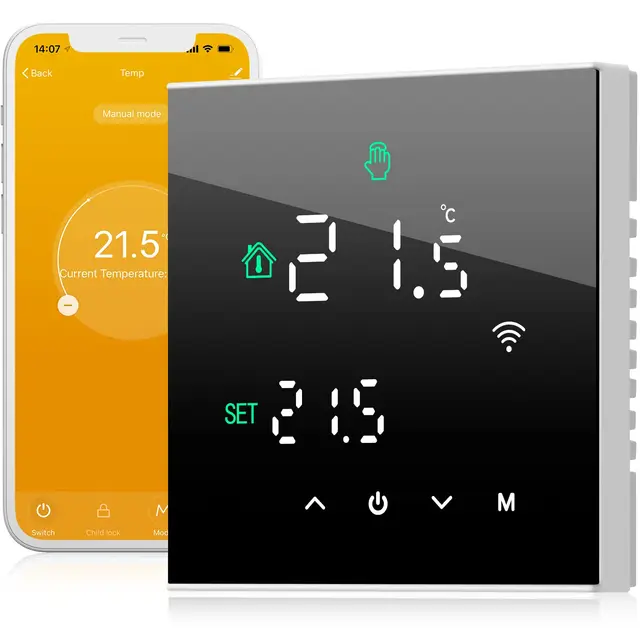 beok tgw60b-wifi-wpb termostato wifi