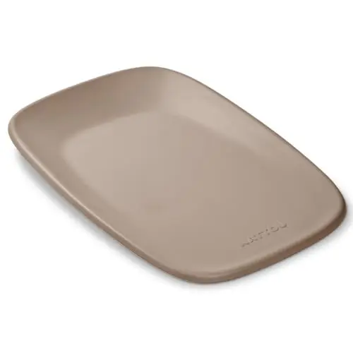 Nattou Cambiador de suave espuma de PU, Cambiador lavable, Aprox. 50 x 70 cm, Softy, Taupe
