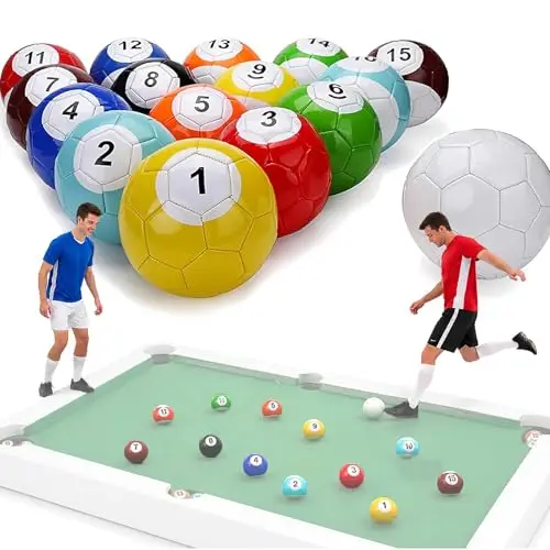 set 16 bolas football pool multijuego