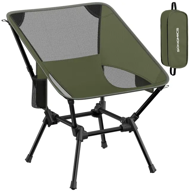 songmics silla camping respaldo bajo