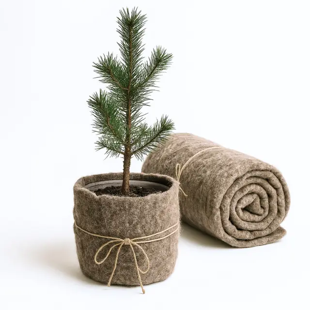 UNIGARDIA Alfombra de lana de oveja ecológica de 80 x 500 cm, protección invernal de lana de oveja para plantas, 100% lana de oveja orgánica, fieltro de invierno para plantas en macetas, protección