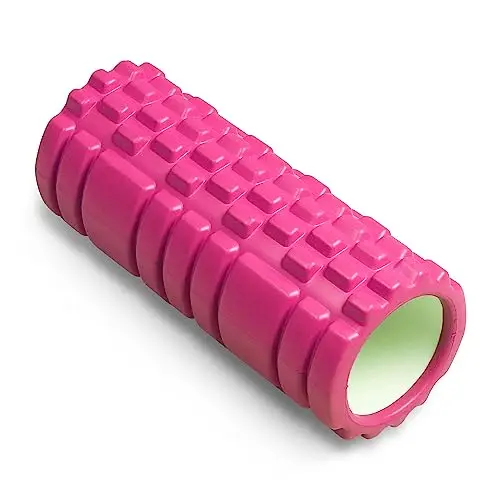 DRUNA Rodillo de Espuma Foam Roller 33 x 14 cm Rosa