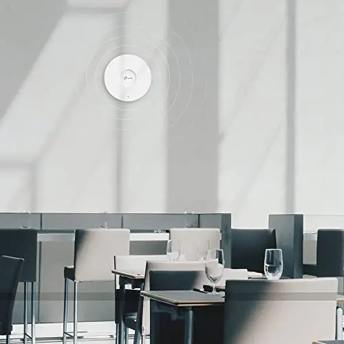 TP-Link EAP650 Omada - - Punto de Acceso, WiFi 6 AX3000, SDN, Omada Mesh Wi-Fi, Autoorganización Inteligente, Montaje en Techo, Negro