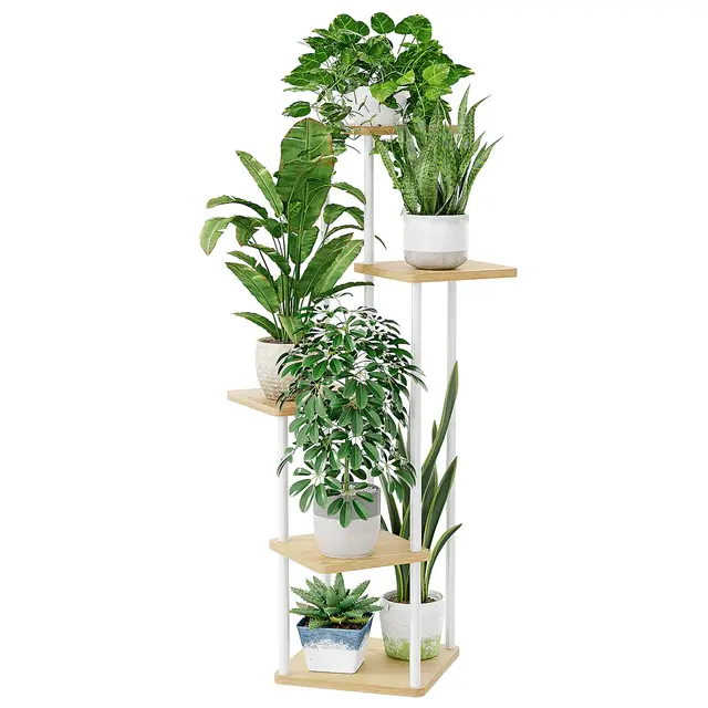 bamworld estantería esquinera plantas