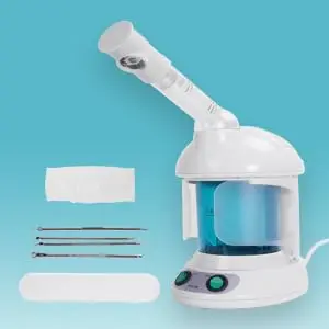 Sauna Facial Vapor Profesional Nano Ionic, Dispositivo de Limpieza de Poros, Cuidado Personal de la Piel SPA